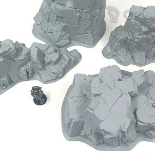Описание картинки Большие Камни - Террейн от Terrain Print по цене 2 800руб | Свободный Рынок Миниатюр - СРМ