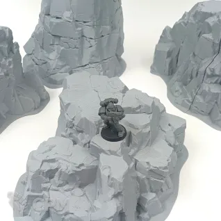 Описание картинки Большие Камни - Террейн от Terrain Print по цене 2 800руб | Свободный Рынок Миниатюр - СРМ