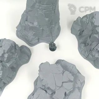 Описание картинки Большие Камни - Террейн от Terrain Print по цене 2 800руб | Свободный Рынок Миниатюр - СРМ