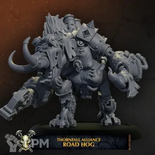 Описание картинки Thornfall Alliance - Road Hog от 3D Print Workshop по цене 777руб | Свободный Рынок Миниатюр - СРМ