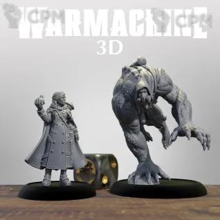 Описание картинки Crucuble guard - Aurum Ominus Alyce Marc &amp; Big Alyce от 3Д печать миниатюр по цене 777руб | Свободный Рынок Миниатюр - СРМ