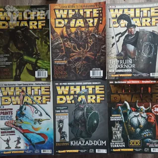 Описание картинки Выпуски Белого Гнома (US White Dwarf) за 2001-02 и 2007 годы от Red Ember по цене 1 500руб | Свободный Рынок Миниатюр - СРМ