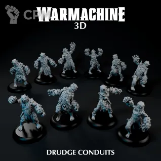 Описание картинки Dark Operations - Drudge Conduits от 3D Print Workshop по цене 1 777руб | Свободный Рынок Миниатюр - СРМ