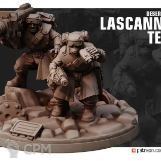 Описание картинки Heavy Weapons Squad lascannon team/Hawks lascannon team от Laboratory of Chaos по цене 195руб | Свободный Рынок Миниатюр - СРМ