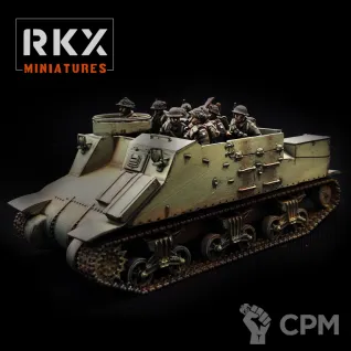 Описание картинки M7 Priest Kangaroo от Пластиковые флэшбеки по цене 1 900руб | Свободный Рынок Миниатюр - СРМ