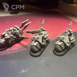 Описание картинки Ravenwing Bike Squadron (Original) от Odi по цене 2 100руб | Свободный Рынок Миниатюр - СРМ