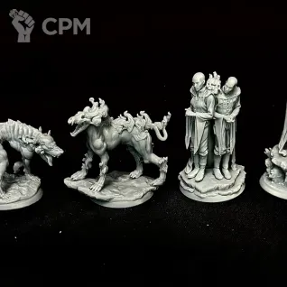 Описание картинки Набор FleshOfGods для DnD 32мм от R.E.print по цене 1 000руб | Свободный Рынок Миниатюр - СРМ