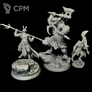Описание картинки Набор FleshOfGods для DnD 32мм от R.E.print по цене 1 000руб | Свободный Рынок Миниатюр - СРМ