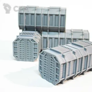 Описание картинки WH40K WTC Террейн - Imperial Container / Имперский контейнер от 3Д печать миниатюр по цене 333руб | Свободный Рынок Миниатюр - СРМ