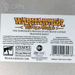 Описание картинки The Northern Provinces of Grand Cathay Transfer Sheet (Декали) от Vault Boy по цене 5 298руб | Свободный Рынок Миниатюр - СРМ