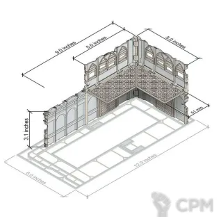 Описание картинки WH40K WTC Террейн - Большой комплект от 3Д печать миниатюр по цене 15 777руб | Свободный Рынок Миниатюр - СРМ