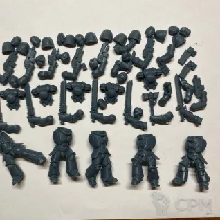 Описание картинки Assault Intercessor Squad от SaJRa по цене 900руб | Свободный Рынок Миниатюр - СРМ