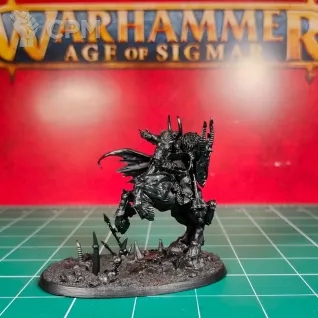 Описание картинки Archaon Chaos Lord on Daemonic Mount от Каджит по цене 5 498руб | Свободный Рынок Миниатюр - СРМ