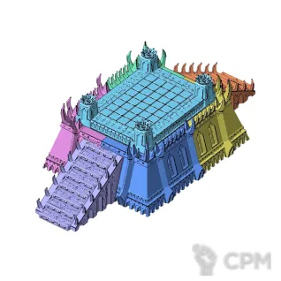 Описание картинки WH40K Террейн - Sanguis Crimson Anomaly - Platform от 3Д печать миниатюр по цене 2 377руб | Свободный Рынок Миниатюр - СРМ