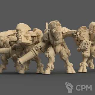 Описание картинки XV26 Stealth Battlesuits копия нового Kill Team Dead Silence от launit по цене 1 800руб | Свободный Рынок Миниатюр - СРМ