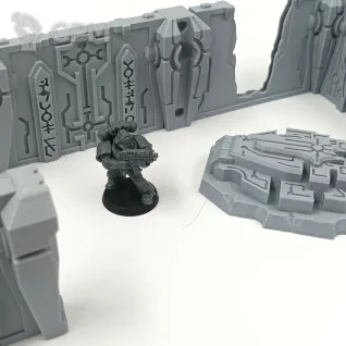 Описание картинки Killzone Tomb World - Комплект Террейна от Terrain Print по цене 3 700руб | Свободный Рынок Миниатюр - СРМ