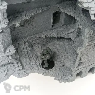 Описание картинки Разрушенная Водяная Мельница - Фэнтези Террейн от Terrain Print по цене 2 350руб | Свободный Рынок Миниатюр - СРМ
