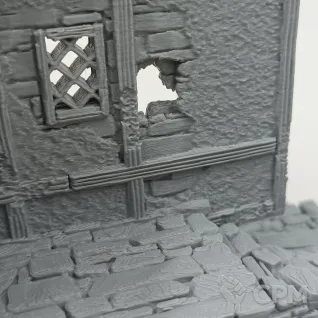 Описание картинки Разрушенная Водяная Мельница - Фэнтези Террейн от Terrain Print по цене 2 350руб | Свободный Рынок Миниатюр - СРМ