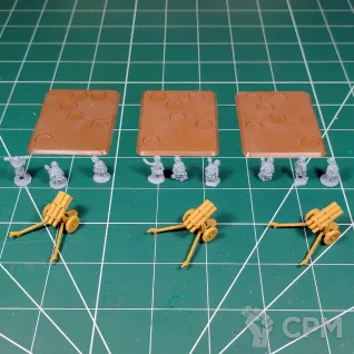 Описание картинки GBX118 15cm Nebelwerfer Battery Mid War x3 Guns Plastic от Vault Boy по цене 2 798руб | Свободный Рынок Миниатюр - СРМ
