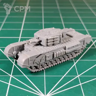 Описание картинки WW2V15023 British Churchill Tank x4 от Vault Boy по цене 2 798руб | Свободный Рынок Миниатюр - СРМ