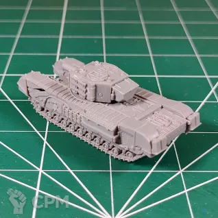Описание картинки WW2V15023 British Churchill Tank x4 от Vault Boy по цене 2 798руб | Свободный Рынок Миниатюр - СРМ