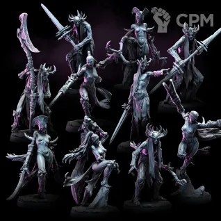 Описание картинки Dark Elves от Naggaroth Night по цене 300руб | Свободный Рынок Миниатюр - СРМ