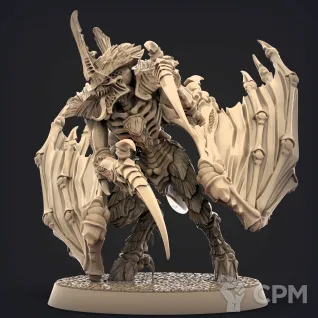 Описание картинки (But) Winged Tyranid Prime от Магазин Альфария по цене 330руб | Свободный Рынок Миниатюр - СРМ