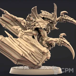 Описание картинки (But) Winged Tyranid Prime от Магазин Альфария по цене 330руб | Свободный Рынок Миниатюр - СРМ
