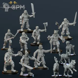 Описание картинки MIDDENHEIM MERCENARIES 2 от Daniilfedyakov по цене 280руб | Свободный Рынок Миниатюр - СРМ