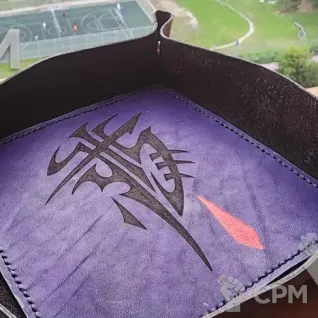 Описание картинки Dice Tray Drukhari/Лоток/Дайс Трей друкхари/Арена/Тарелка от Krontwar по цене 4 000руб | Свободный Рынок Миниатюр - СРМ