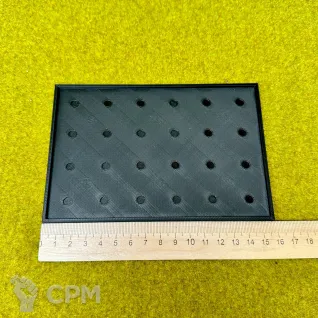 Описание картинки Movement tray для квадратных баз 25х25мм 6х4 от Миниатюры и фигурки по цене 150руб | Свободный Рынок Миниатюр - СРМ