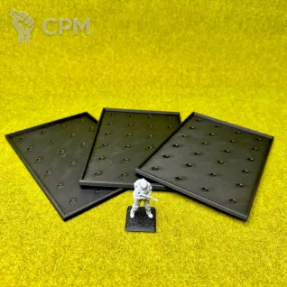 Описание картинки Movement tray для квадратных баз 25х25мм 6х4 от Миниатюры и фигурки по цене 150руб | Свободный Рынок Миниатюр - СРМ