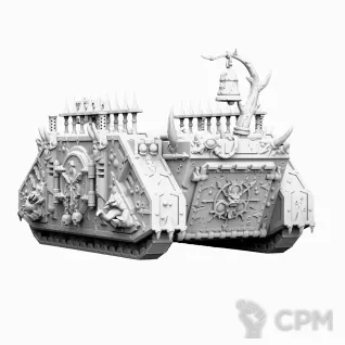 Описание картинки Deathguard - Plague Rhino от 3Д печать миниатюр по цене 1 977руб | Свободный Рынок Миниатюр - СРМ
