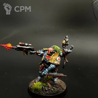 Описание картинки Primaris captain in phobos armour от PK по цене 2 000руб | Свободный Рынок Миниатюр - СРМ