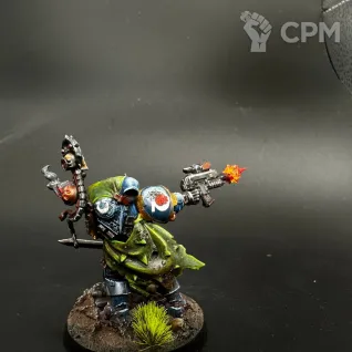 Описание картинки Primaris captain in phobos armour от PK по цене 2 000руб | Свободный Рынок Миниатюр - СРМ