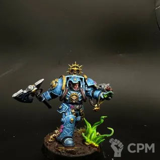 Описание картинки Librarian in terminator armor от PK по цене 2 500руб | Свободный Рынок Миниатюр - СРМ