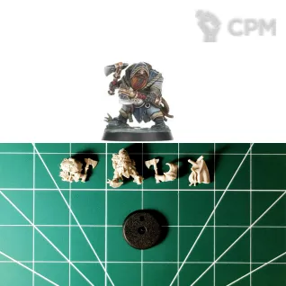 Описание картинки Warhammer Quest Darkwater Hero Drolf Ironhead от Vault Boy по цене 1 998руб | Свободный Рынок Миниатюр - СРМ