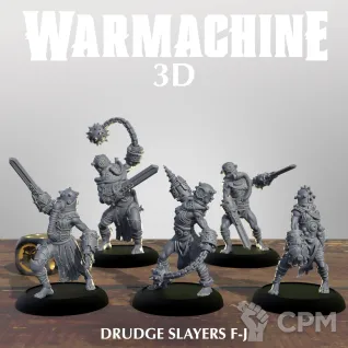 Описание картинки Dark Operations - Drudge Slayers x5 (F-J) от 3D Print Workshop по цене 877руб | Свободный Рынок Миниатюр - СРМ