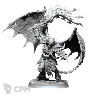 Описание картинки Emperor’s Children Daemon Prince Winged / Демон принц с крыльями от 3Д печать миниатюр по цене 1 237руб | Свободный Рынок Миниатюр - СРМ