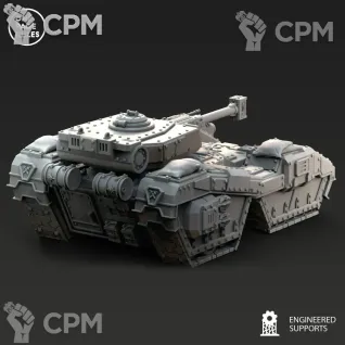 Описание картинки Rogal Dorn/Human Defence Force - Heavy Tank OPR от Laboratory of Chaos по цене 2 000руб | Свободный Рынок Миниатюр - СРМ