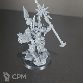 Описание картинки Sorcerer Lord in Terminator Armour от Terran по цене 1 700руб | Свободный Рынок Миниатюр - СРМ