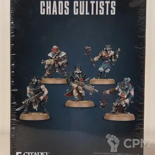 Описание картинки Chaos Cultists от User39221 по цене 2 200руб | Свободный Рынок Миниатюр - СРМ