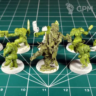 Описание картинки Orks Boyz от Каджит по цене 3 498руб | Свободный Рынок Миниатюр - СРМ