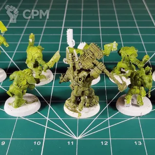 Описание картинки Orks Boyz от Каджит по цене 3 498руб | Свободный Рынок Миниатюр - СРМ