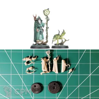 Описание картинки Warhammer Quest Darkwater Hero Jacobus Vyne with Wisper (Mage) от Vault Boy по цене 1 998руб | Свободный Рынок Миниатюр - СРМ