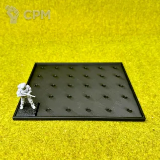 Описание картинки Movement tray 6х5 для квадратных баз 25х25мм от Миниатюры и фигурки по цене 190руб | Свободный Рынок Миниатюр - СРМ