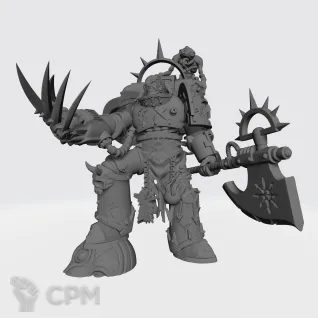 Описание картинки Huron Blackheart alt / Гурон Черное Сердце от Стальные Небеса по цене 350руб | Свободный Рынок Миниатюр - СРМ