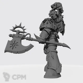 Описание картинки Huron Blackheart alt / Гурон Черное Сердце от Стальные Небеса по цене 350руб | Свободный Рынок Миниатюр - СРМ
