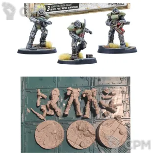Описание картинки T-51 power armor box от Greed's storehouse по цене 1 900руб | Свободный Рынок Миниатюр - СРМ