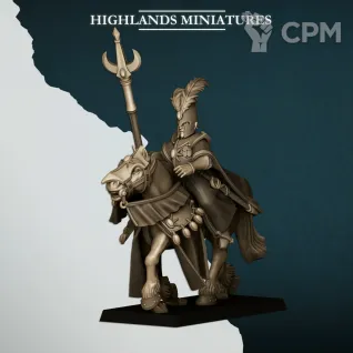 Описание картинки Mounted Aegean Mage on Horse от Age of Printmar по цене 300руб | Свободный Рынок Миниатюр - СРМ
